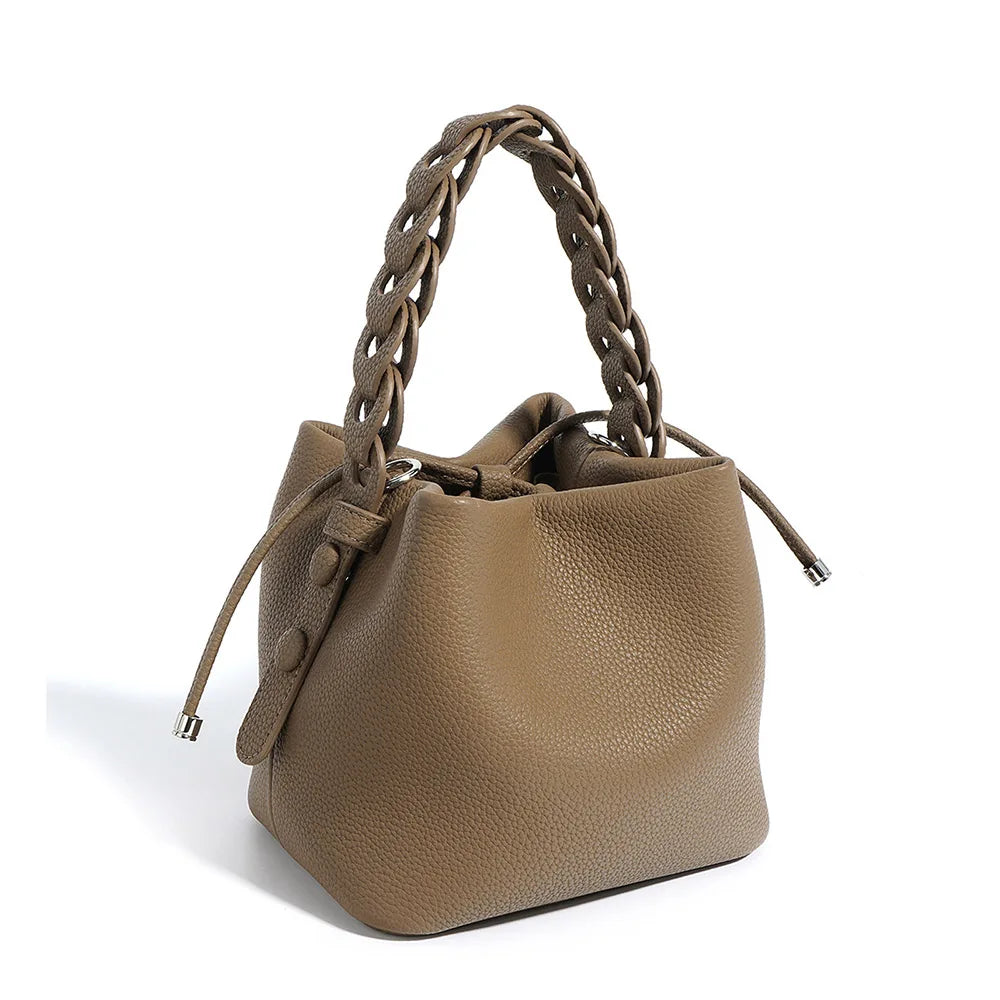 2025 Factory New Customized Leather Ladies Handbags Purses Bag Fashion Cowhide Leather Elegant Luxury Hand Bags for Women