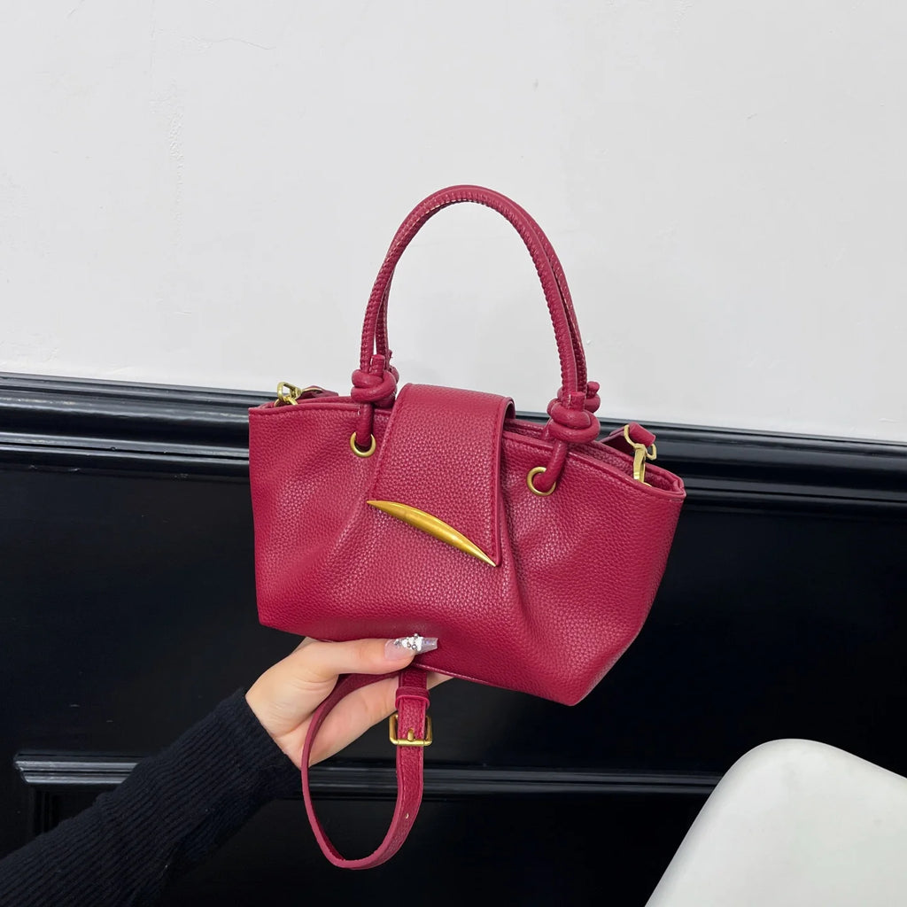 New Hot Selling Designer Ladies Handbag Casual Soft Pu Leather Shoulder Bag Young Women's Crossbody Bag Factory Wholesale