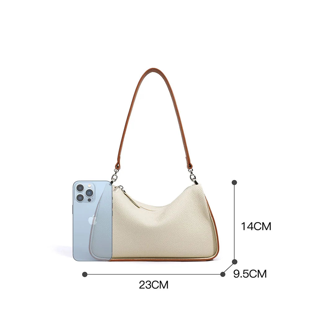2025 Wholesale Genuine Cowhide Leather Luxury Handbags Shoulder Bag for Women Ladies Designer Hand Bags