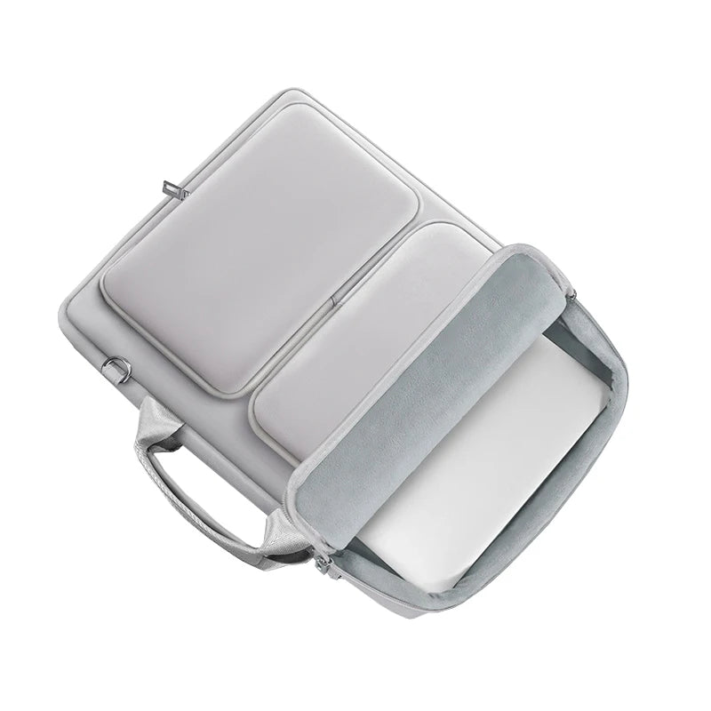 Durable Shoulder Bag for Laptop Organizer Briefcase Carrying Business Travel for Men Laptop Sleeve Tablet Accessories Organizer