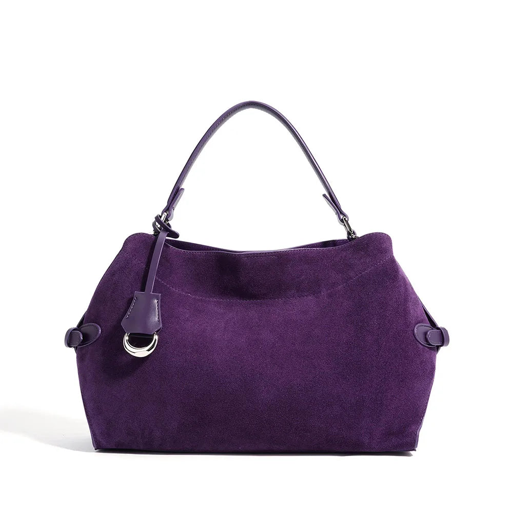 Hot Sale Fashion Suede Bags Women Handbags Vintage Frosted Leather Women's Hobo Tote Everyday Casual Cowhide Leather Bag