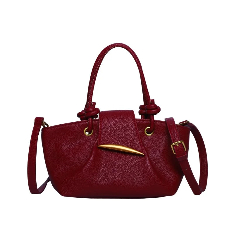 New Hot Selling Designer Ladies Handbag Casual Soft Pu Leather Shoulder Bag Young Women's Crossbody Bag Factory Wholesale