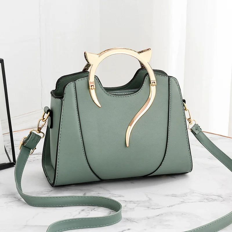2023 New Spring Fashion Pu Leather Women'S Shoulder Bags Portable Handbag Women Hand Bag