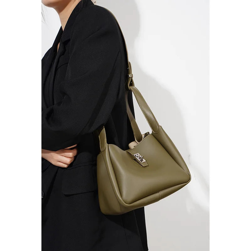 2025 Wholesale Cowhide Leather Women Hand Shoulder Bags Designer Ladies Purses and Handbags Bag Luxury