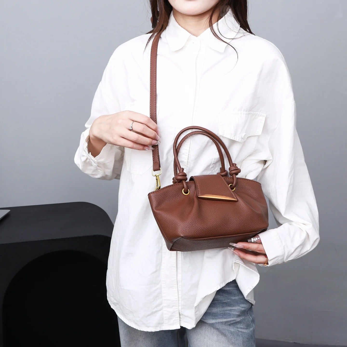 New Hot Selling Designer Ladies Handbag Casual Soft Pu Leather Shoulder Bag Young Women's Crossbody Bag Factory Wholesale