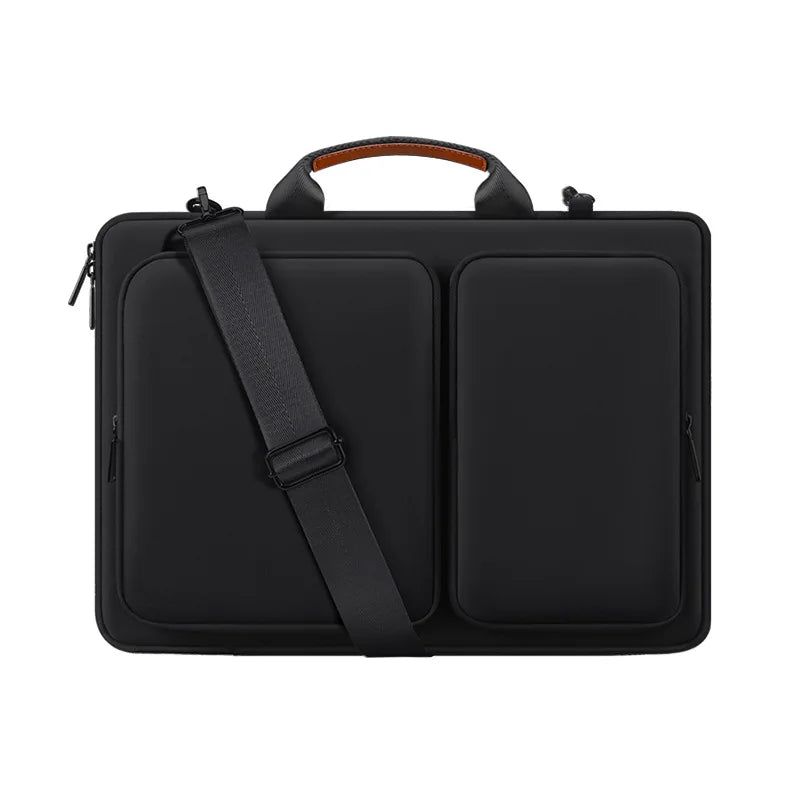 Durable Shoulder Bag for Laptop Organizer Briefcase Carrying Business Travel for Men Laptop Sleeve Tablet Accessories Organizer