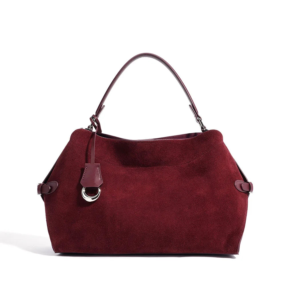 Hot Sale Fashion Suede Bags Women Handbags Vintage Frosted Leather Women's Hobo Tote Everyday Casual Cowhide Leather Bag