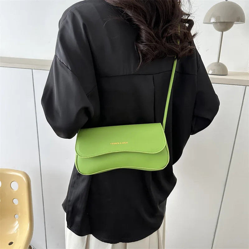 Summer 2025 Shoulder Messenger Bag for PU Leather Ladies Cross Body Sling Bag for Low Price Purses Women's Casual Simple Bags