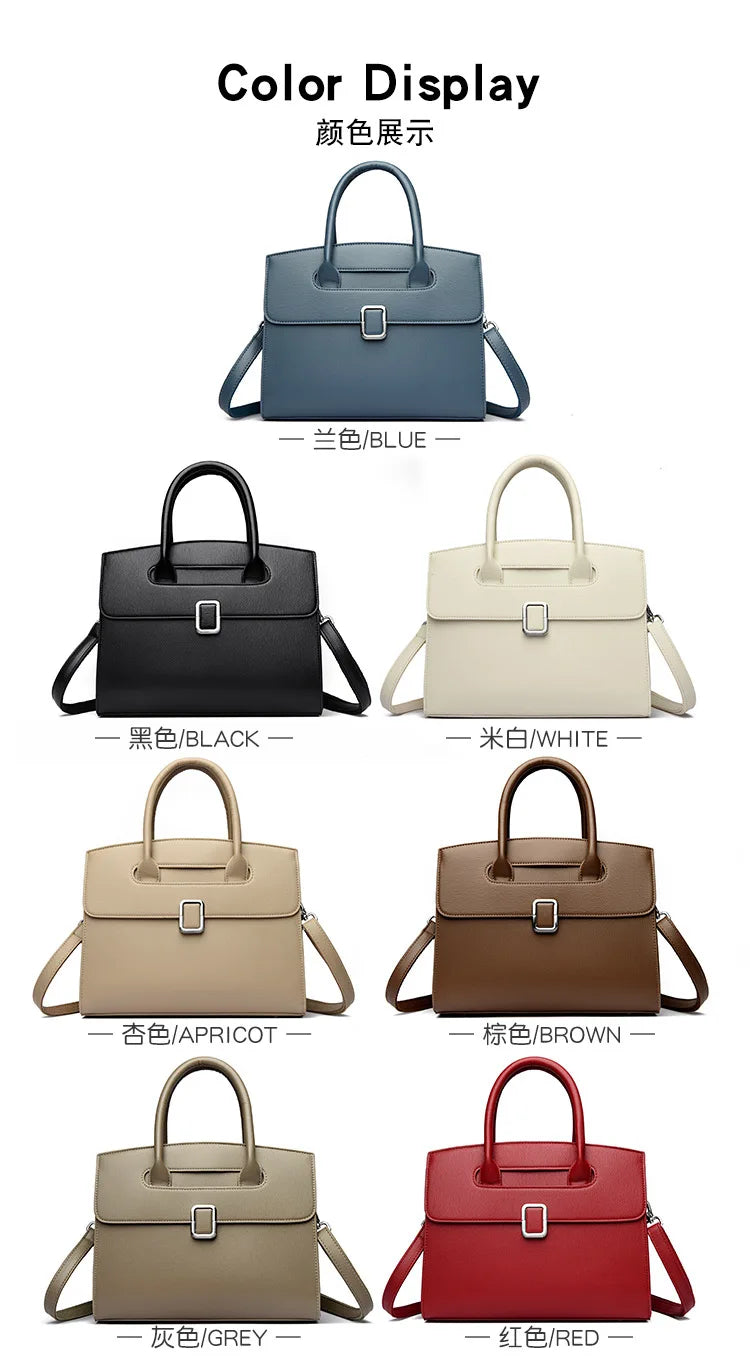 2025 Elegant, Noble, Graceful and Elegant Lady Style Large Capacity High Quality Lychee Leather PU Women's Bag