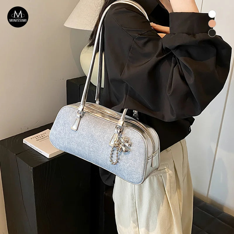 2024 Trendy Sac a Main Femme Vegan Leather Bag Hand Bag Ladies Women's Shoulder Bag for Women