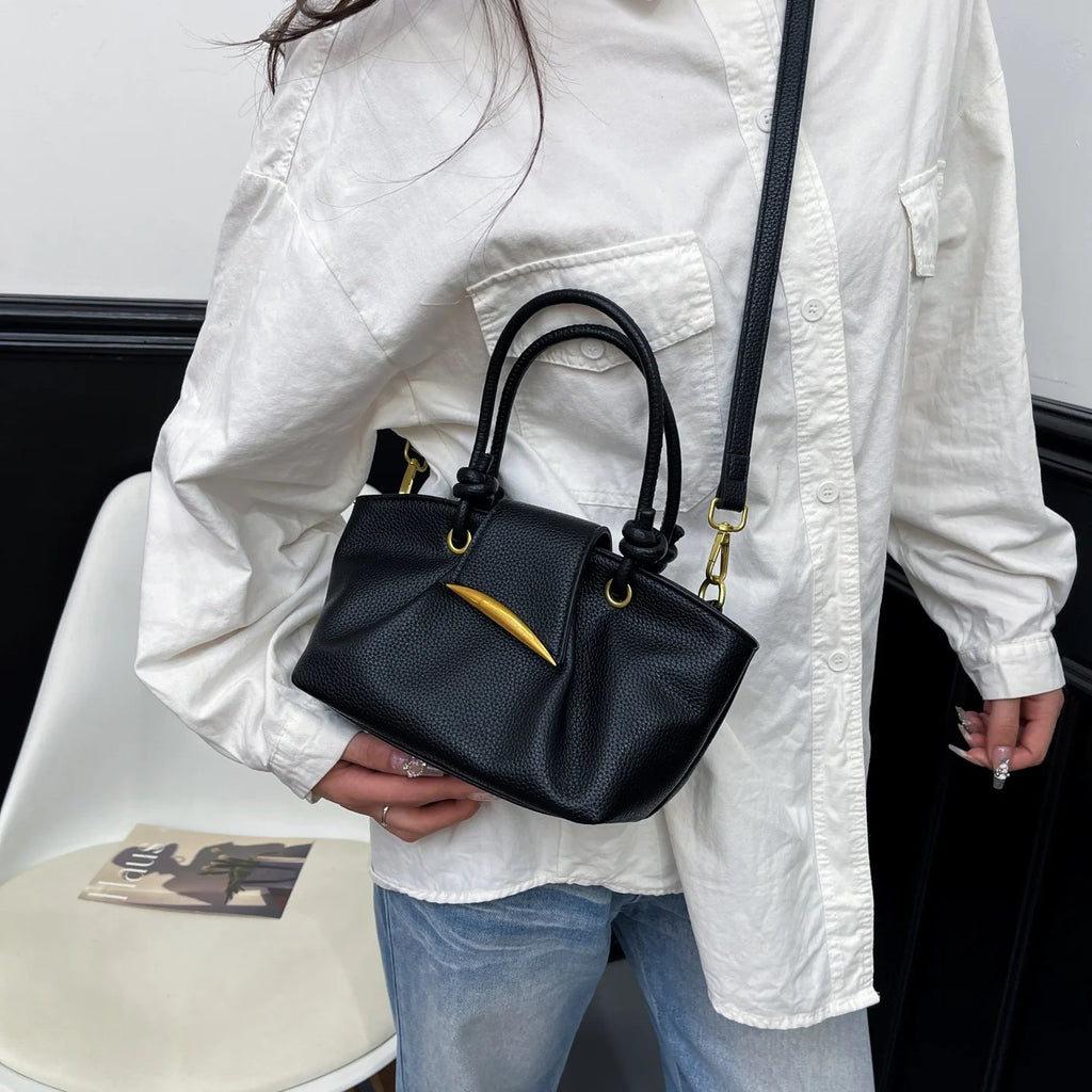 New Hot Selling Designer Ladies Handbag Casual Soft Pu Leather Shoulder Bag Young Women's Crossbody Bag Factory Wholesale