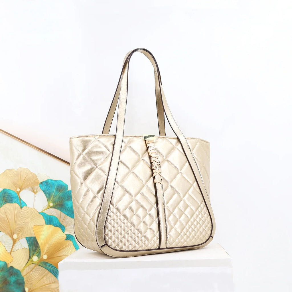 Super Product 2024 Ladysky Super Fiber Leather Ladies Bag Fashion Ladies Shoulder Bag Quality Women's Tote Bag Factory 35 cm