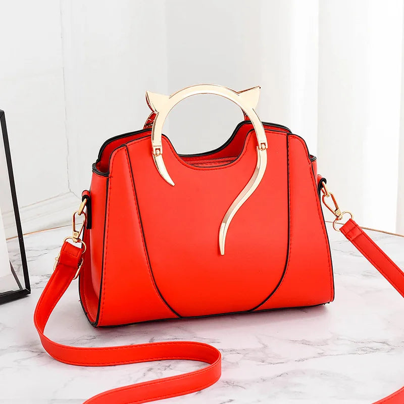 2023 New Spring Fashion Pu Leather Women'S Shoulder Bags Portable Handbag Women Hand Bag