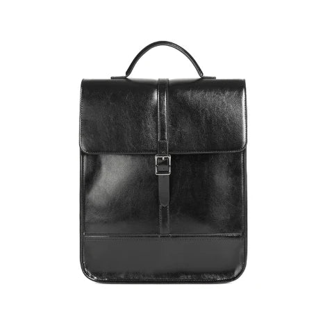 2025 New British Style Waterproof Leather Backpack for Men and Women Commuting and Student School Bag