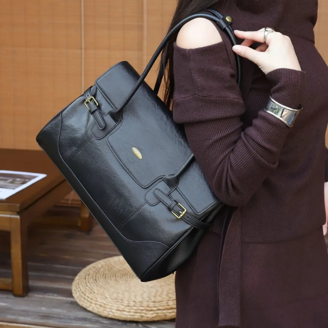 2025 New Women's Shoulder Bags Handbags Leather Bags Large Capacity Women's Shoulder Tote Bag Support OEM Custom