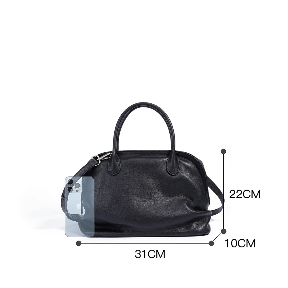 Custom Luxury Cowhide Leather Tote Bag for Women Ladies Big Handbag Handbag 2025 Designs-for Summer Winter Autumn Spring Seasons