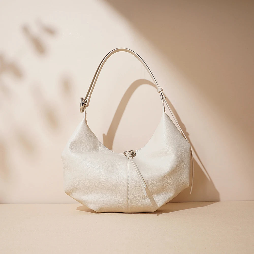 Wholesale 2025 Women's Genuine Leather Branded Handbags High Quality Luxury Designer Cowhide Leather Bag for Women Famous Brands