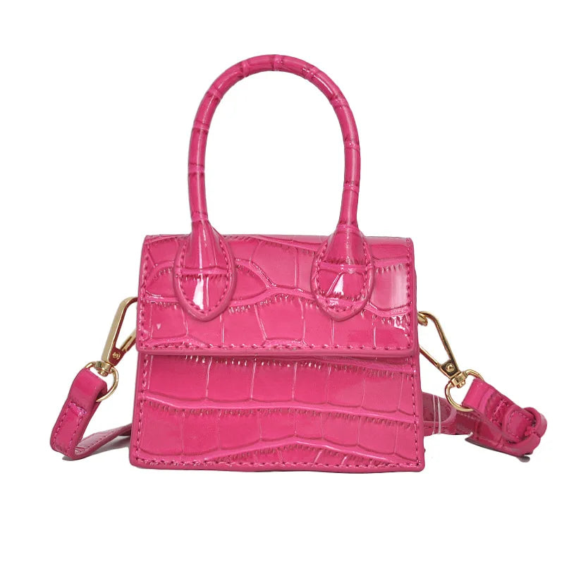 Hot Sale Women Small Crossbody Hand Bags Summer Ladies PU Leather Handbags Cute Mini Shoulder Purses for Kids Bags