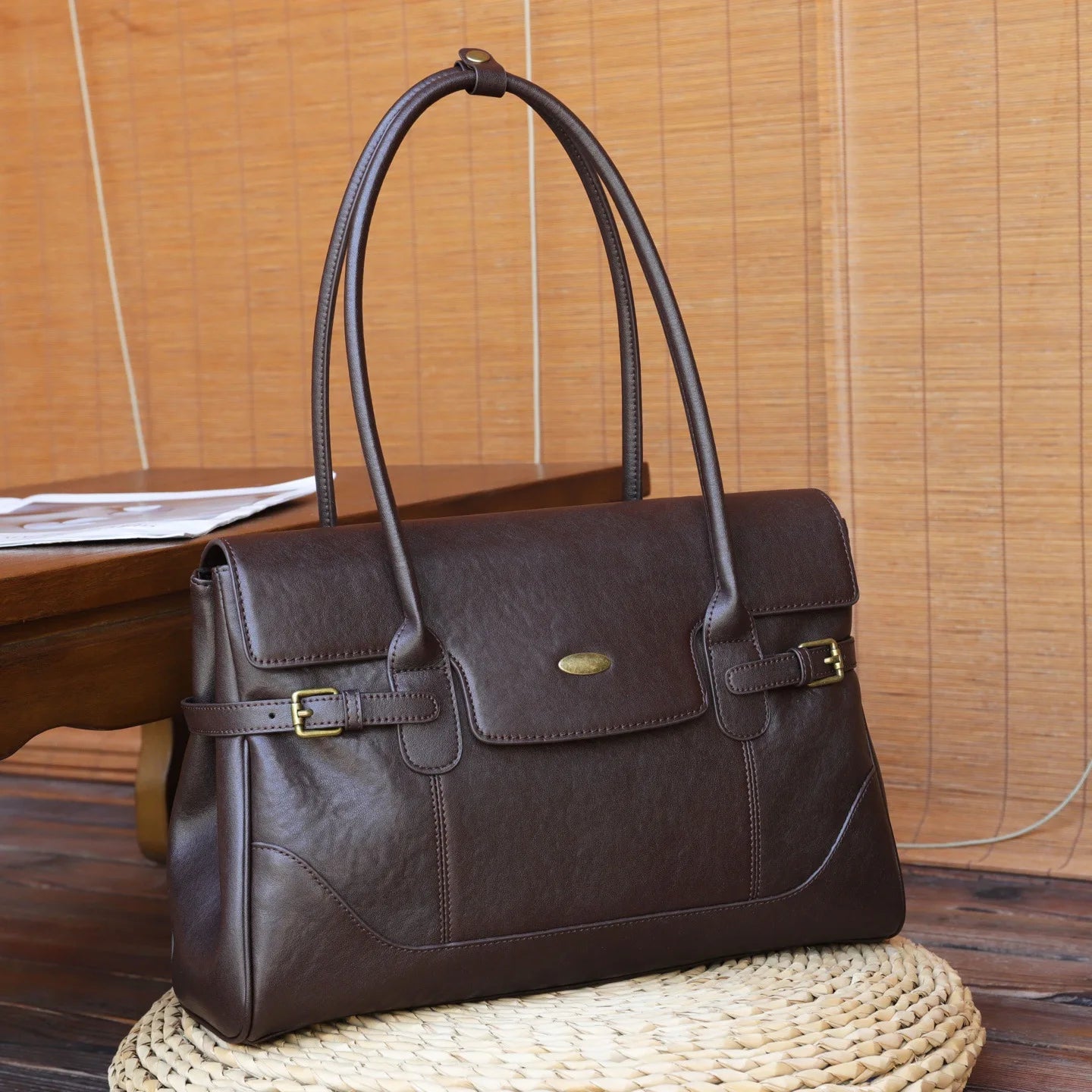 2025 New Women's Shoulder Bags Handbags Leather Bags Large Capacity Women's Shoulder Tote Bag Support OEM Custom