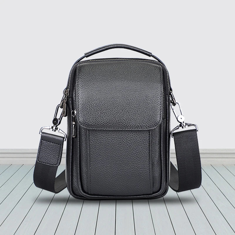 Simple Designer Custom LOGO One-shoulder Messenger Bag Leather Ms4 Strap Side Bag Women's Messenger Bag Men's Sacoche Homme