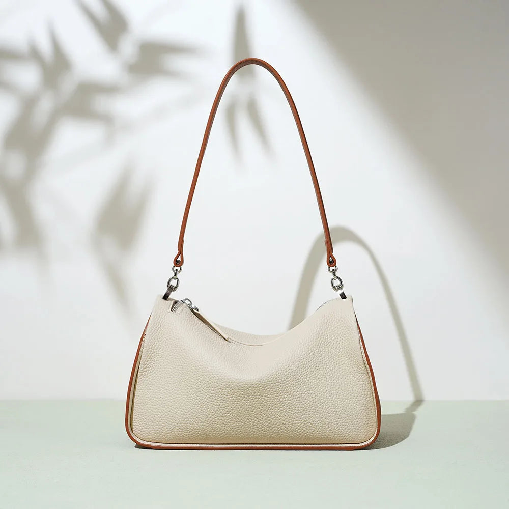 2025 Wholesale Genuine Cowhide Leather Luxury Handbags Shoulder Bag for Women Ladies Designer Hand Bags