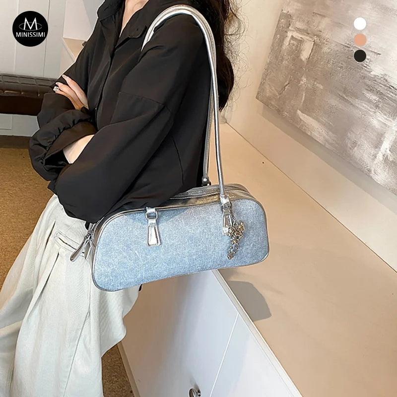 2024 Trendy Sac a Main Femme Vegan Leather Bag Hand Bag Ladies Women's Shoulder Bag for Women