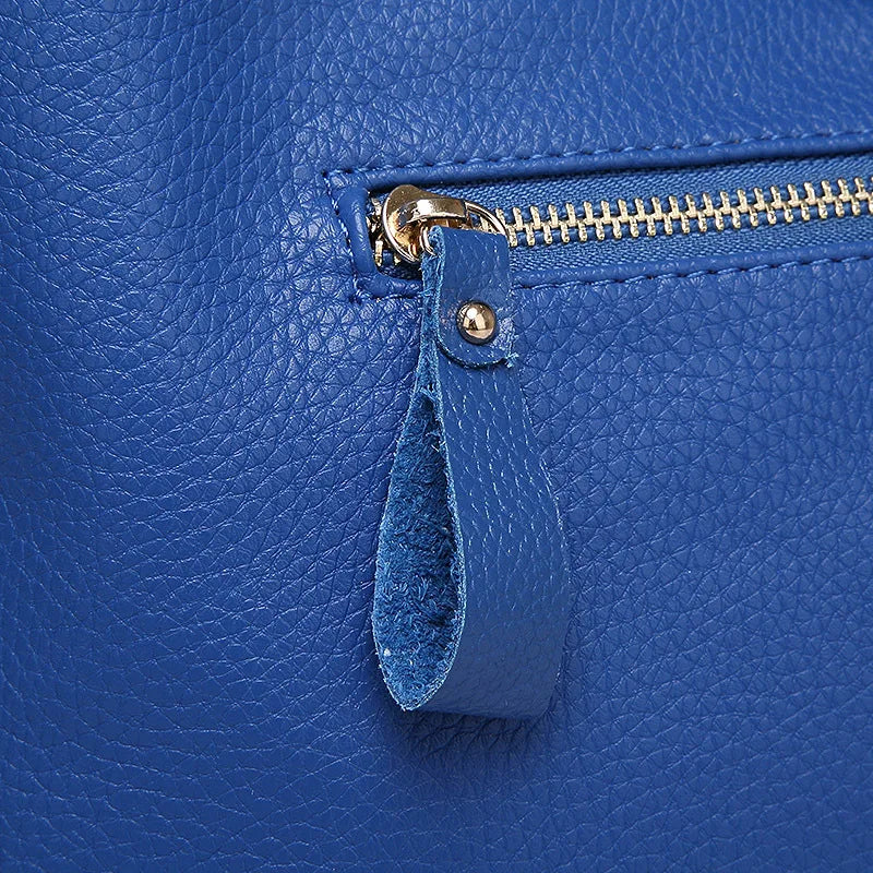Black Women's Leather Crossbody Sling Bag Fashionable OEM Customizable Clutch Shoulder Handbag Zipper Closure Popular Canada