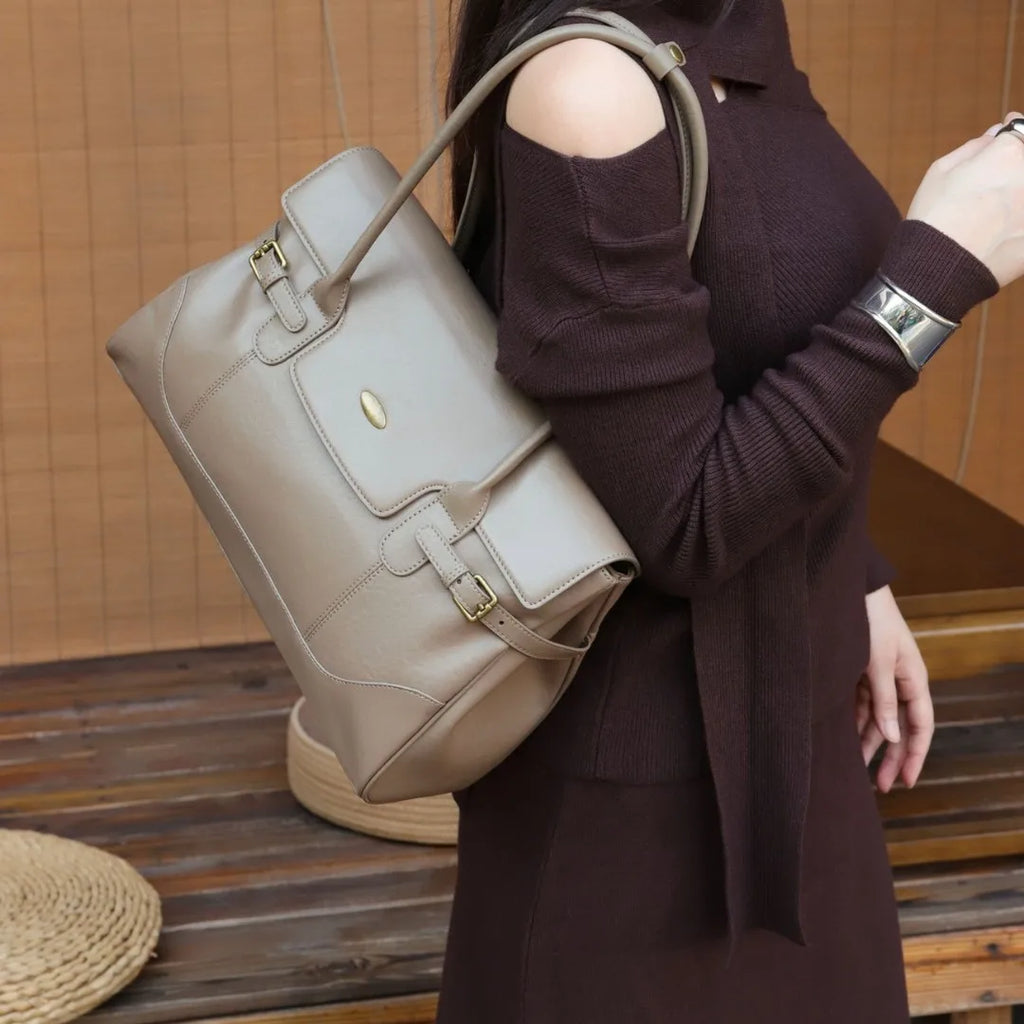 2025 New Women's Shoulder Bags Handbags Leather Bags Large Capacity Women's Shoulder Tote Bag Support OEM Custom