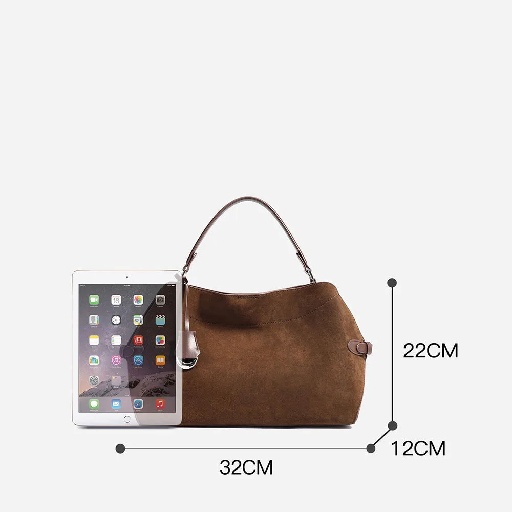 Hot Sale Fashion Suede Bags Women Handbags Vintage Frosted Leather Women's Hobo Tote Everyday Casual Cowhide Leather Bag