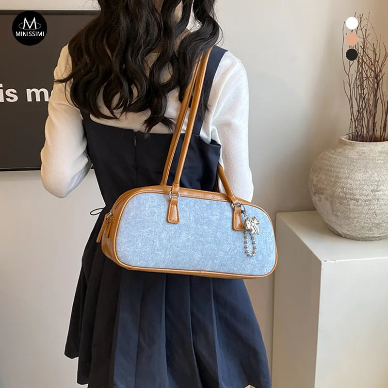 2024 Trendy Sac a Main Femme Vegan Leather Bag Hand Bag Ladies Women's Shoulder Bag for Women