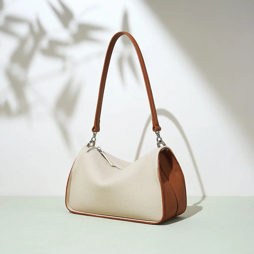 2025 Wholesale Genuine Cowhide Leather Luxury Handbags Shoulder Bag for Women Ladies Designer Hand Bags