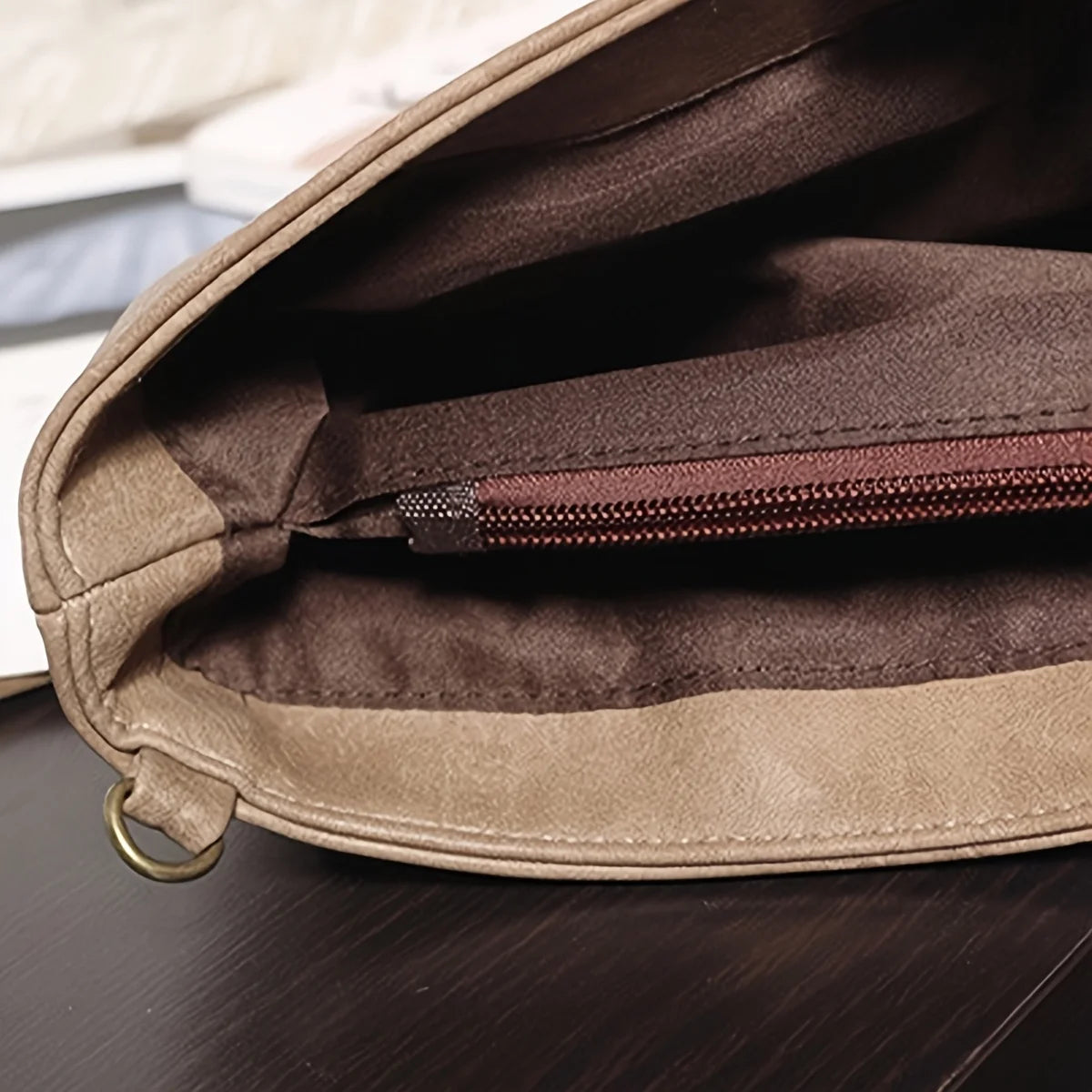 Fashion evening bag, elegant and exquisite, vintage PU leather clutch bag, large capacity wristlet handbag women's wallet envelo