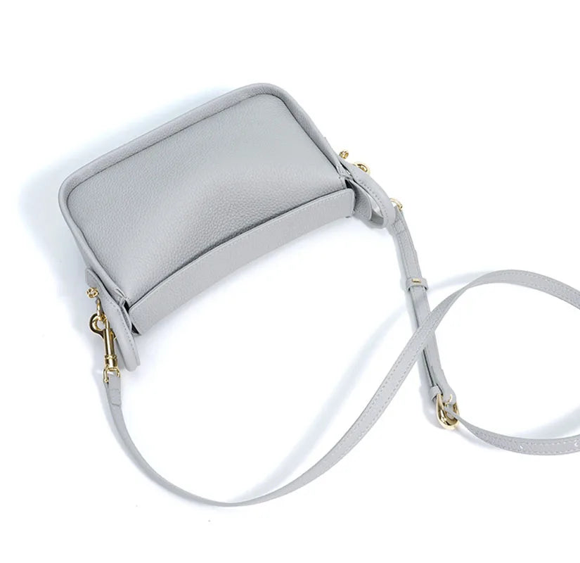 2025 New Genuine Leather Handbag Minimalist  Commuting Tote Large Capacity Light Luxury Women's Shoulder Bag High Quality