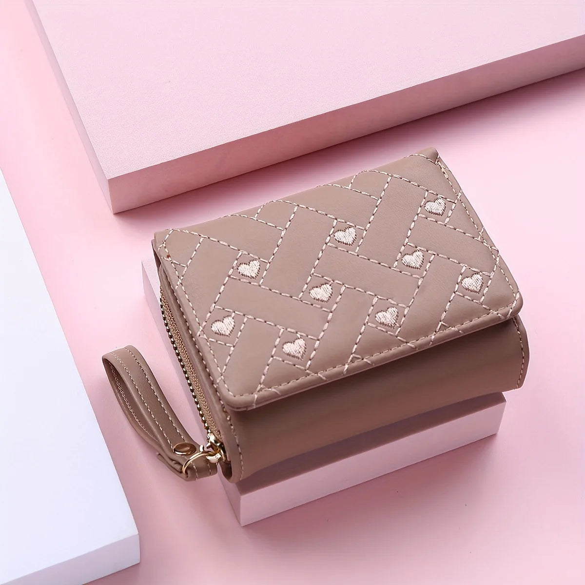 Women's Wallet Made of PU Skin Purse for Female Coin Purse Short Male Card Holder Wallets Zipper Around Money Coin Purse