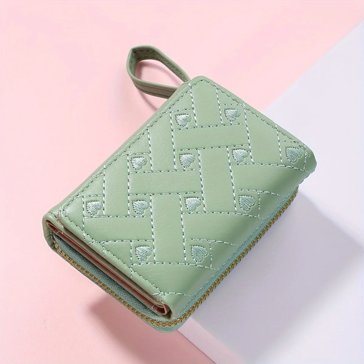 Women's Wallet Made of PU Skin Purse for Female Coin Purse Short Male Card Holder Wallets Zipper Around Money Coin Purse