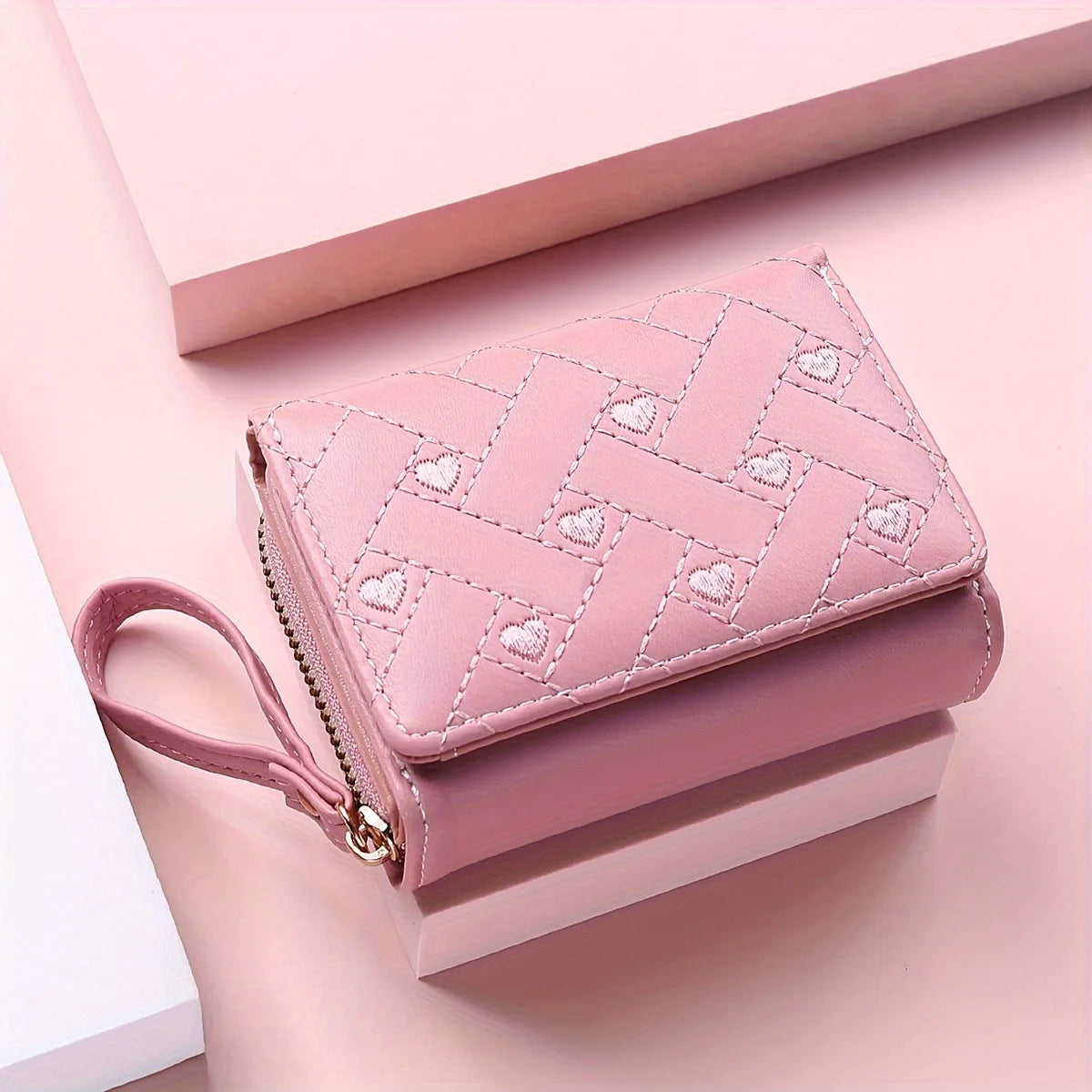 Women's Wallet Made of PU Skin Purse for Female Coin Purse Short Male Card Holder Wallets Zipper Around Money Coin Purse