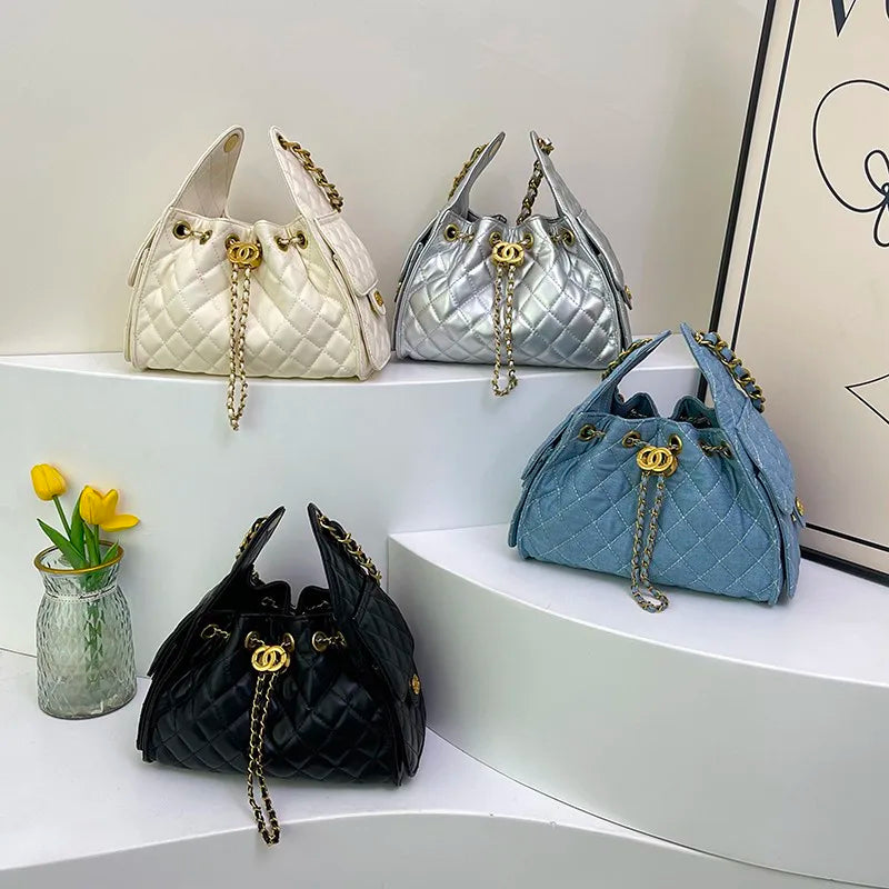 Fashionable women's trendy PU tote bag shoulder bag crossbody bag bags for woman sac à mains femme сумка luxury designer bags