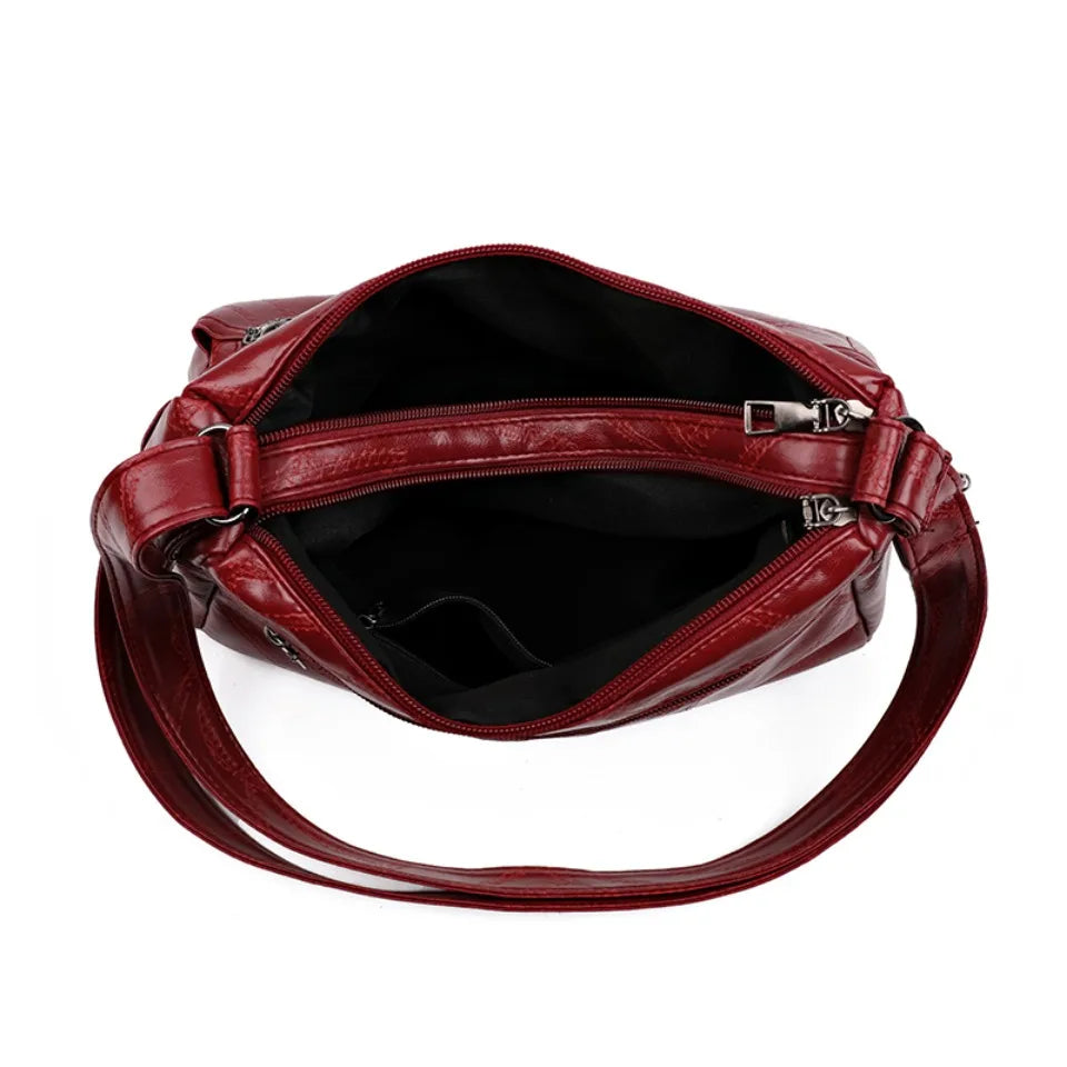 High Quality Women's Bag Design Multi-pocket Ladies Crossbody Shoulder Bags Vintage Pu Leather Luxury Purses and Handbags 2025