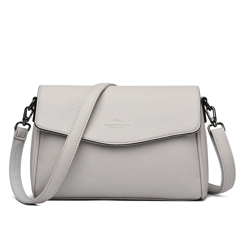 High Quality Soft Leather Women's Handbag Fashion Trend Women Shoulder Bag Luxury Famous Brand Women's Messenger Bolsas Wallet