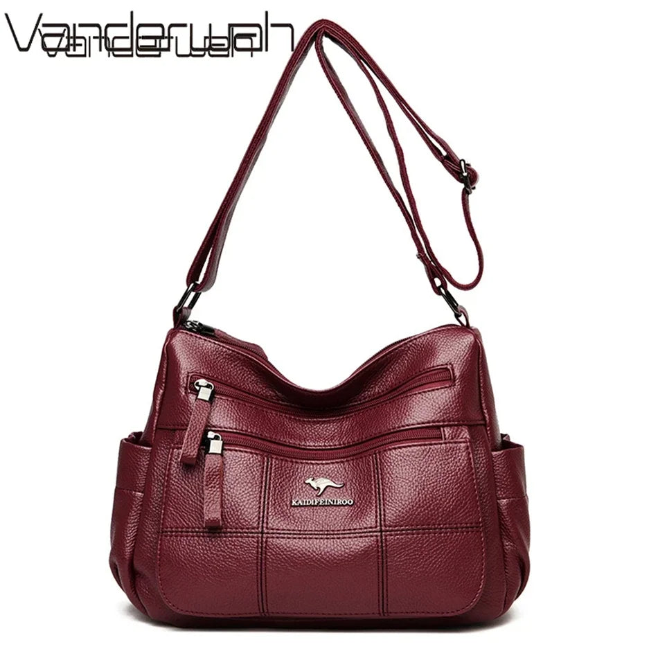 High Quality Leather Handbags Women Bags Luxury Brand Designer Shoulder Crossbody Hand Bags for Women 2024 Purses and Handbags