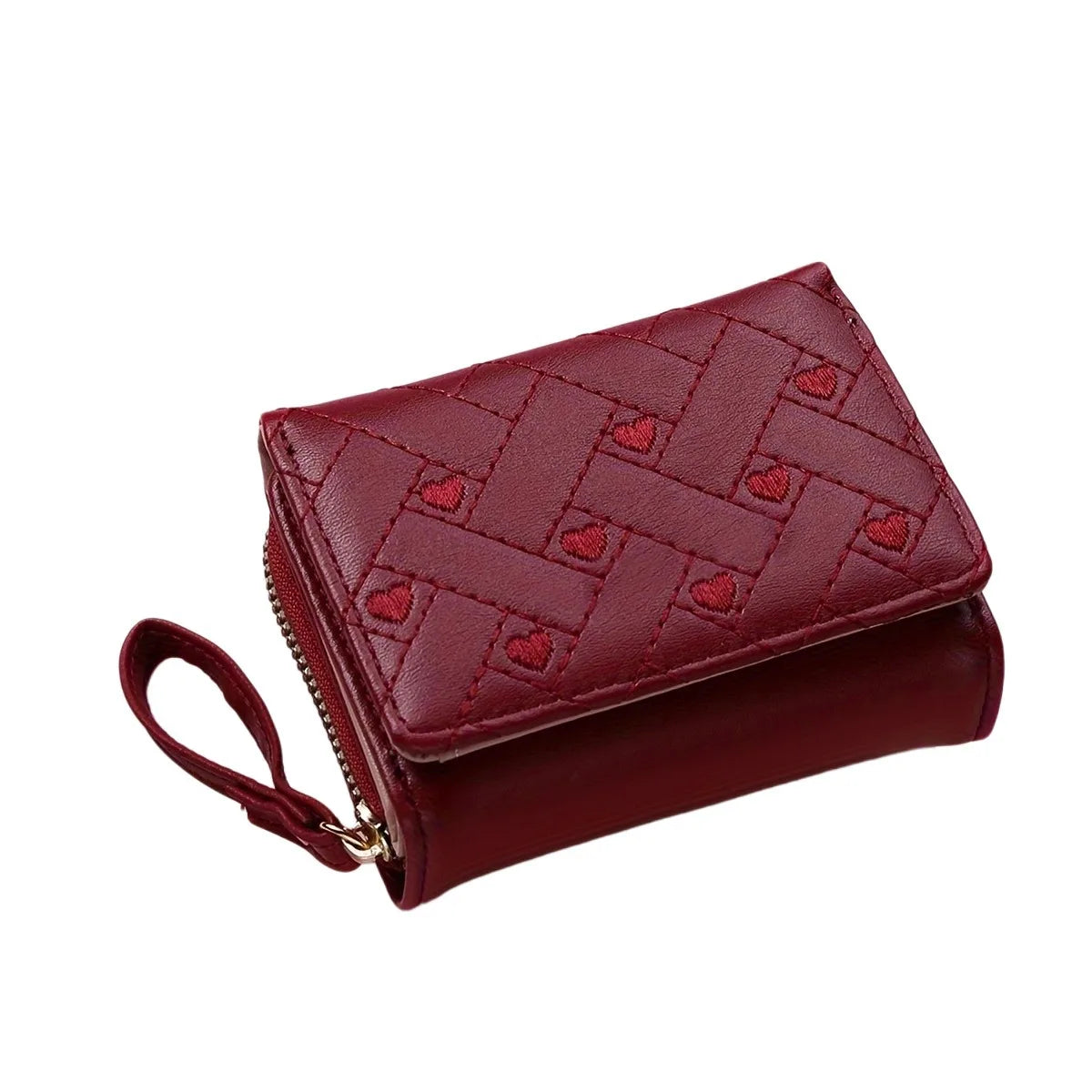 Women's Wallet Made of PU Skin Purse for Female Coin Purse Short Male Card Holder Wallets Zipper Around Money Coin Purse