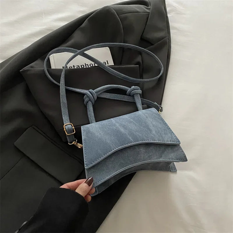 Trend Crossbody Bag for Women Elegant Designer Shoulder Bag Lady Soft Pu Leather Square Bags for Autumn Handbag and Purse Bolsos