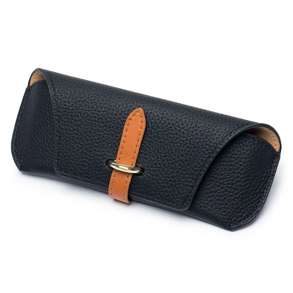 Luxury PU Leather Reading Glasses Bags Woman Men Portable Protective Travel Sunglasses Case Unisex Fashion Eyewear Accessories