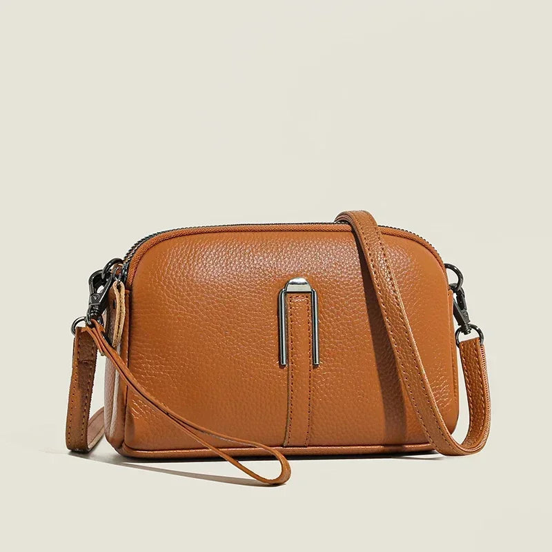 Genuine Leather Shoulder Bag Luxury Women's Handbags Bag for Woman Female Clutch Phone Bags Casual Crossbody Messenger Bags