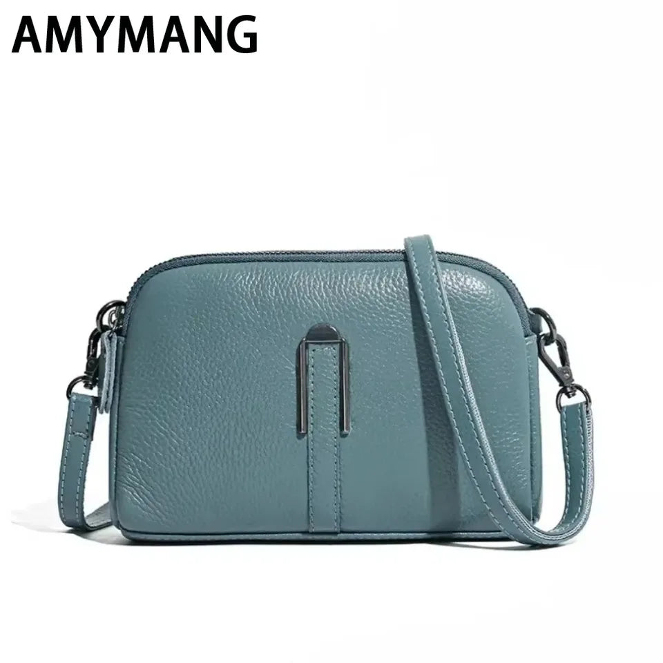 Genuine Leather Shoulder Bag Luxury Women's Handbags Bag for Woman Female Clutch Phone Bags Casual Crossbody Messenger Bags
