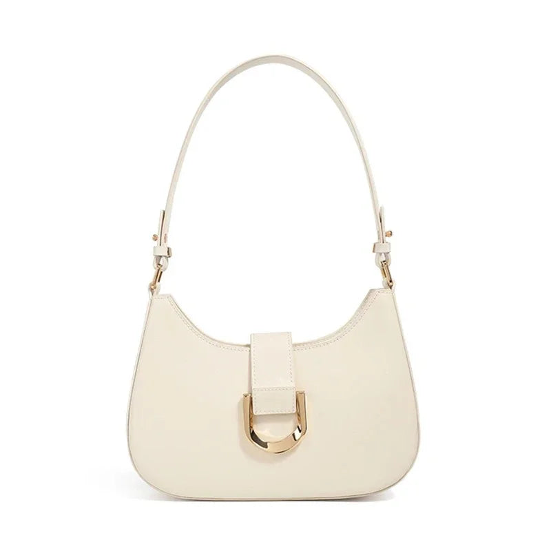 Women 2025 Luxury Designer Crossbody Bag Purse Elegant PU Crescent Shoulder Bags for Underarm Ladies Handbags