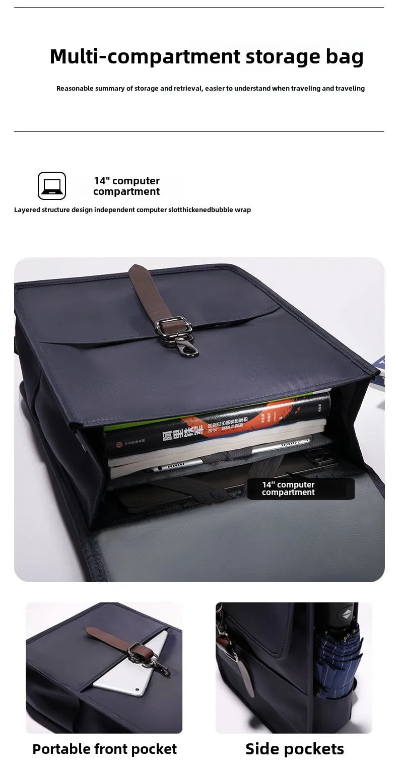 Men's Backpack With 14" Laptop For Business Casual With Oxford Waterproof Teenager Schoolbag Present For Boyfriend Husband bolsa