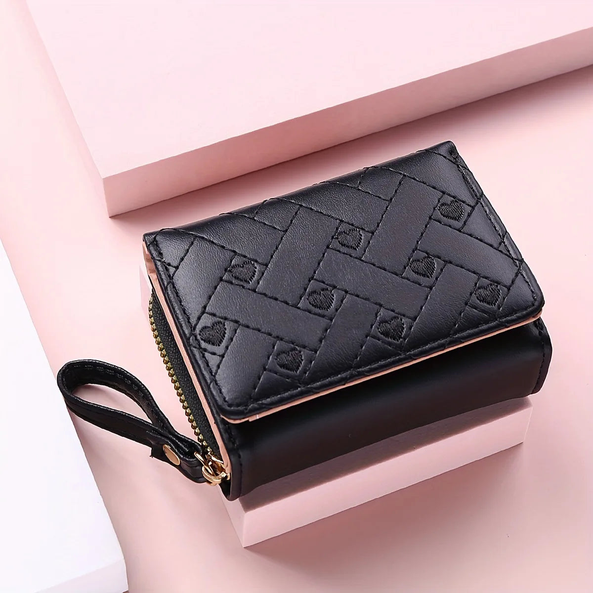 Women's Wallet Made of PU Skin Purse for Female Coin Purse Short Male Card Holder Wallets Zipper Around Money Coin Purse