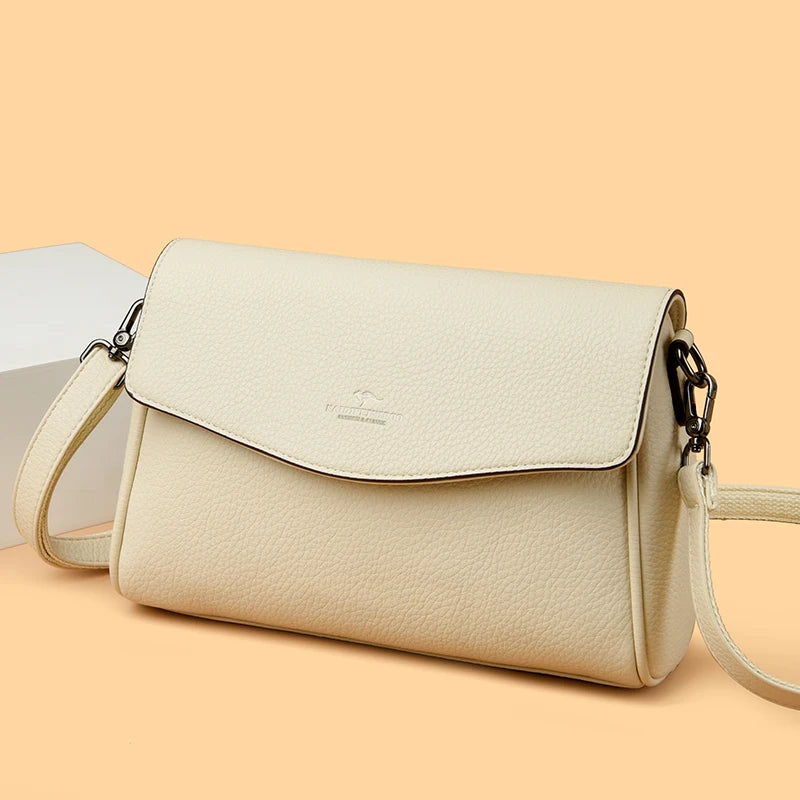 High Quality Soft Leather Women's Handbag Fashion Trend Women Shoulder Bag Luxury Famous Brand Women's Messenger Bolsas Wallet