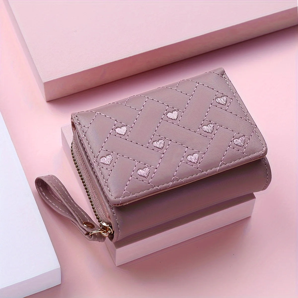 Women's Wallet Made of PU Skin Purse for Female Coin Purse Short Male Card Holder Wallets Zipper Around Money Coin Purse